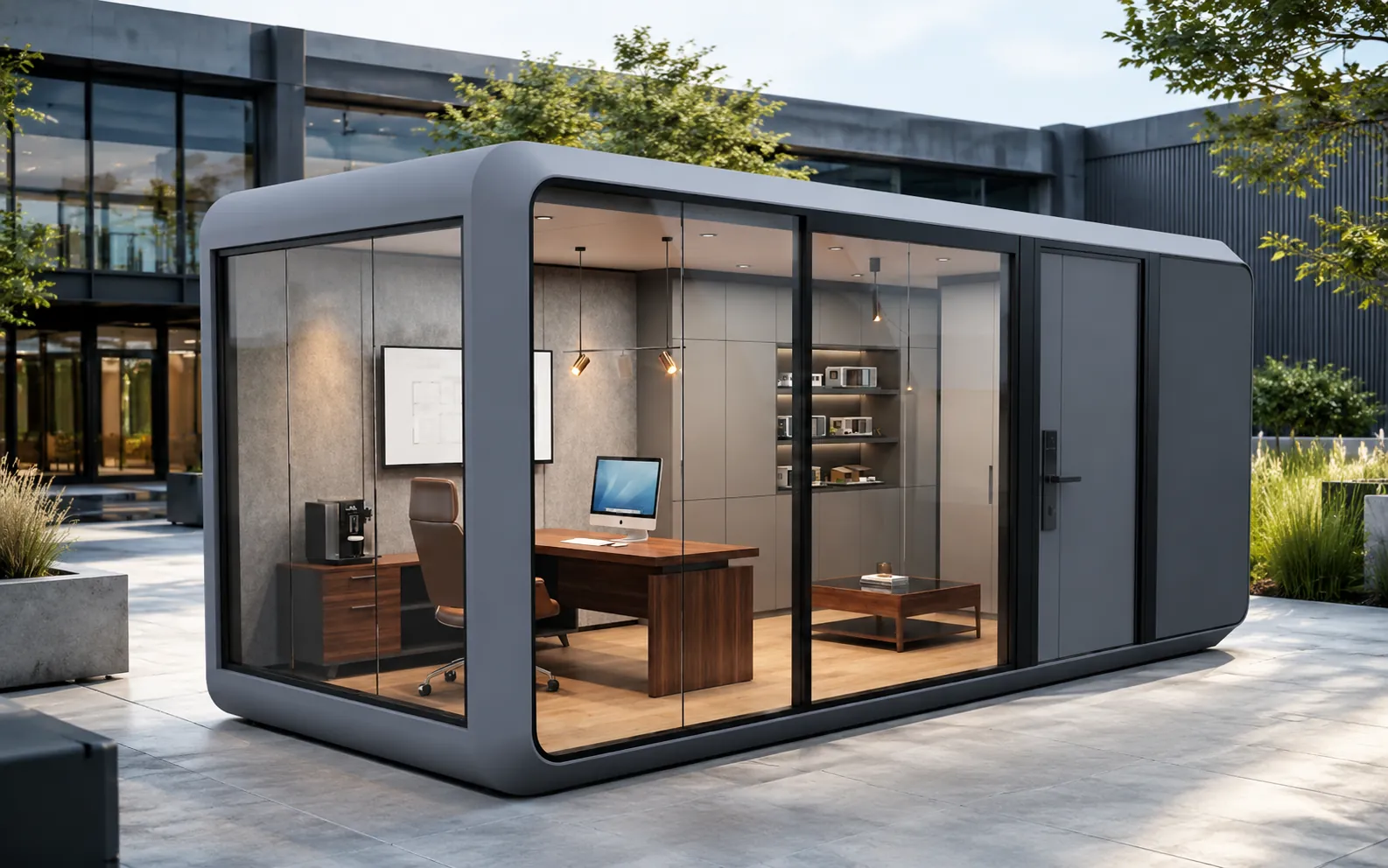 Apple Cabin para ventas y oficina